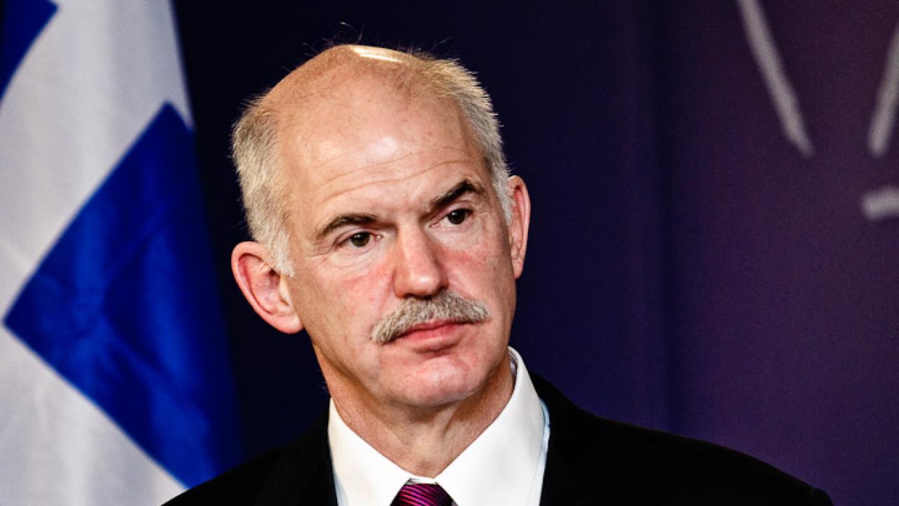 Greklands premiärminister Giorgios Papandreou.