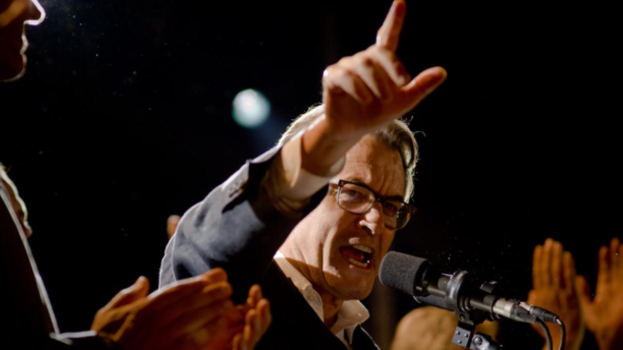 Kataloniens president Artur Mas efter söndagens val.