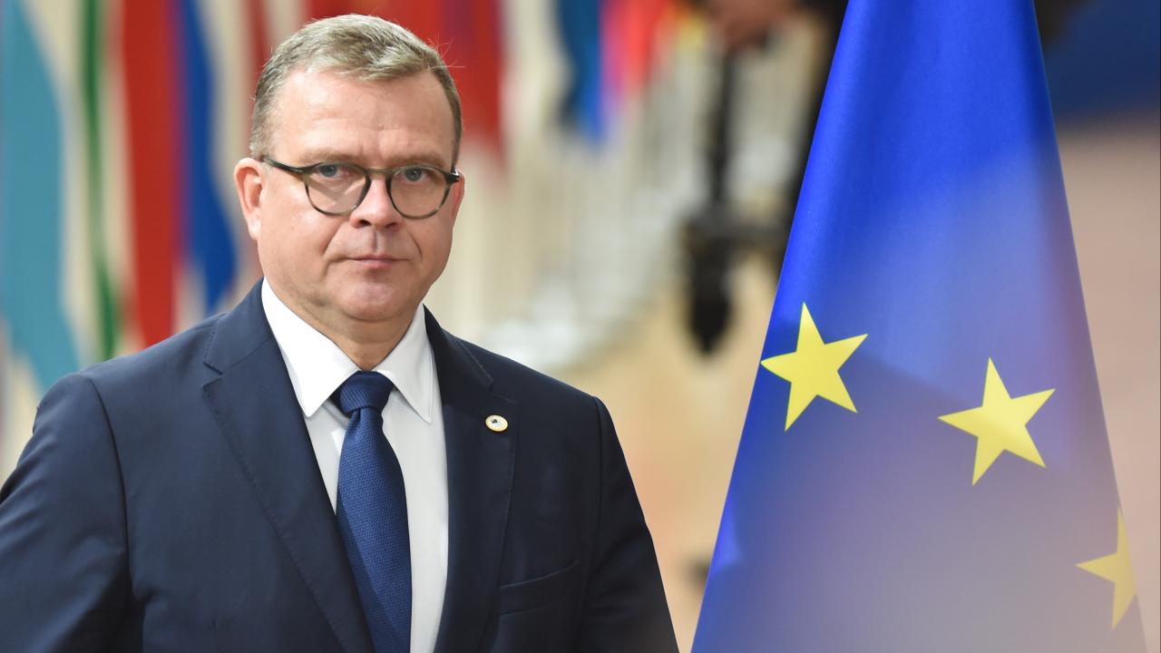 Finlands statsminister, liberalkonservative Petteri Orpo. Arkivbild.