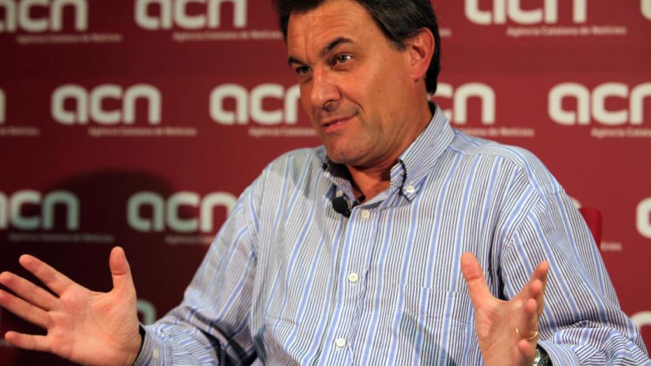 Kataloniens president Artur Mas. Arkivbild.