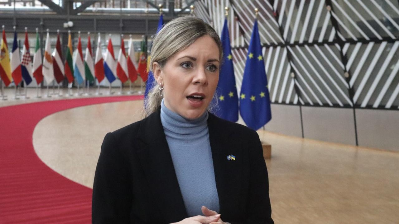 EU-ministern Jessica Rosencrantz kräver vidare åtgärder efter den nionde fruktlösa utfrågningen av Ungern angående bristandet rättsstatlighet. Arkivbild. EU-ministern Jessica Rosencrantz kräver vidare åtgärder efter den nionde fruktlösa utfrågningen av Ungern angående bristandet rättsstatlighet. Arkivbild.
