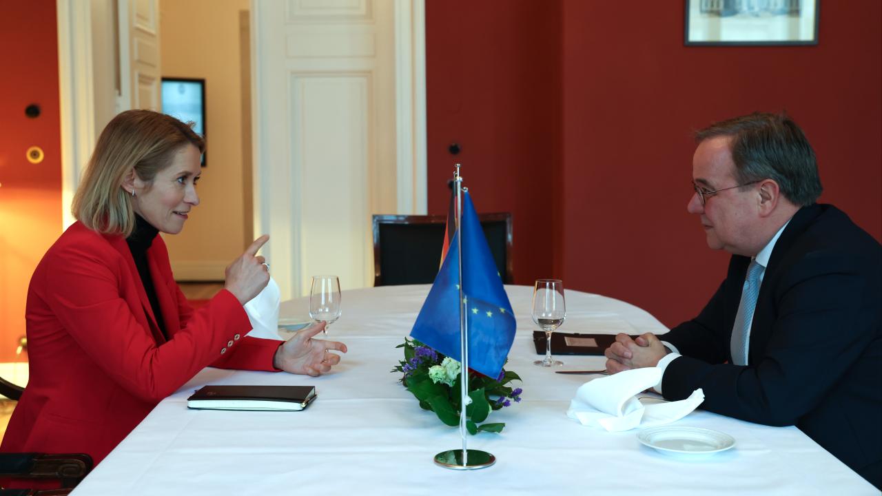 EU:s utrikesrepresentant Kaja Kallas och Tysklands försvarsminister Boris Pistoriu