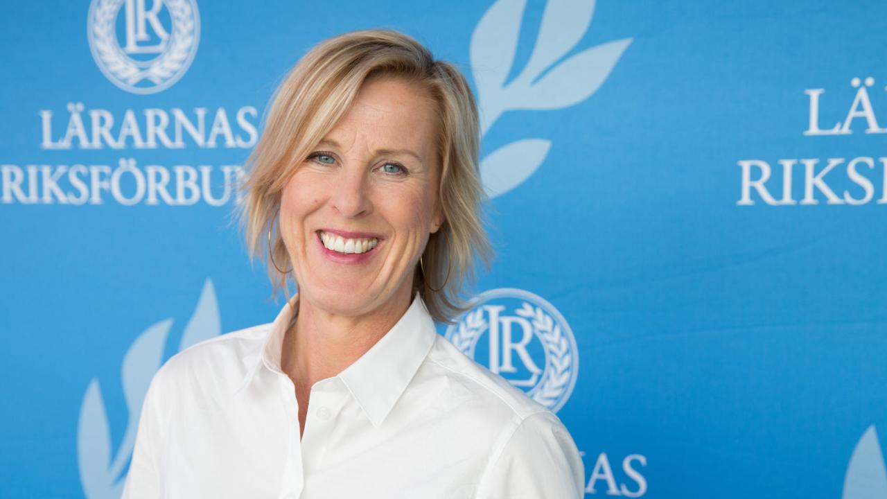 Åsa Fahlén, ordförande Lärarnas Riksförbund.