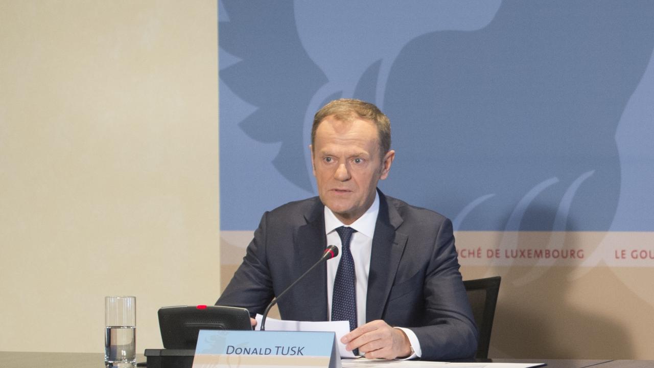 Europeiska rådets ordförande Donald Tusk presenterade riktlinjerna under ett besök i Luxemburg. 
