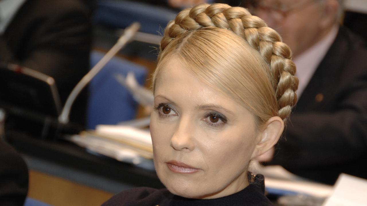 Den ukrainska före detta premiärministern Julia Tymosjenko. Arkivbild.