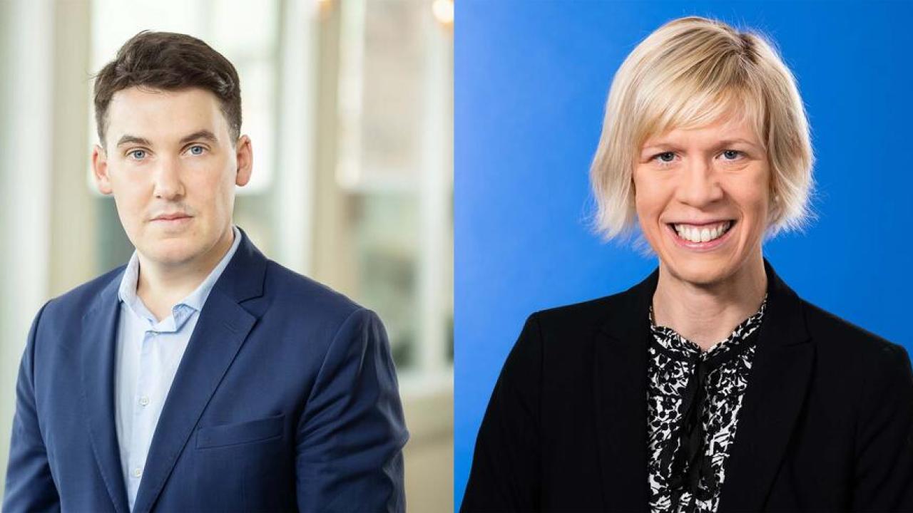 Joar Forssell Liberalernas utrikespolitiska talesperson och Maria Nilsson  Liberalernas partisekreterare vill se en utrikespolitik som är helt värderingsstyrd.