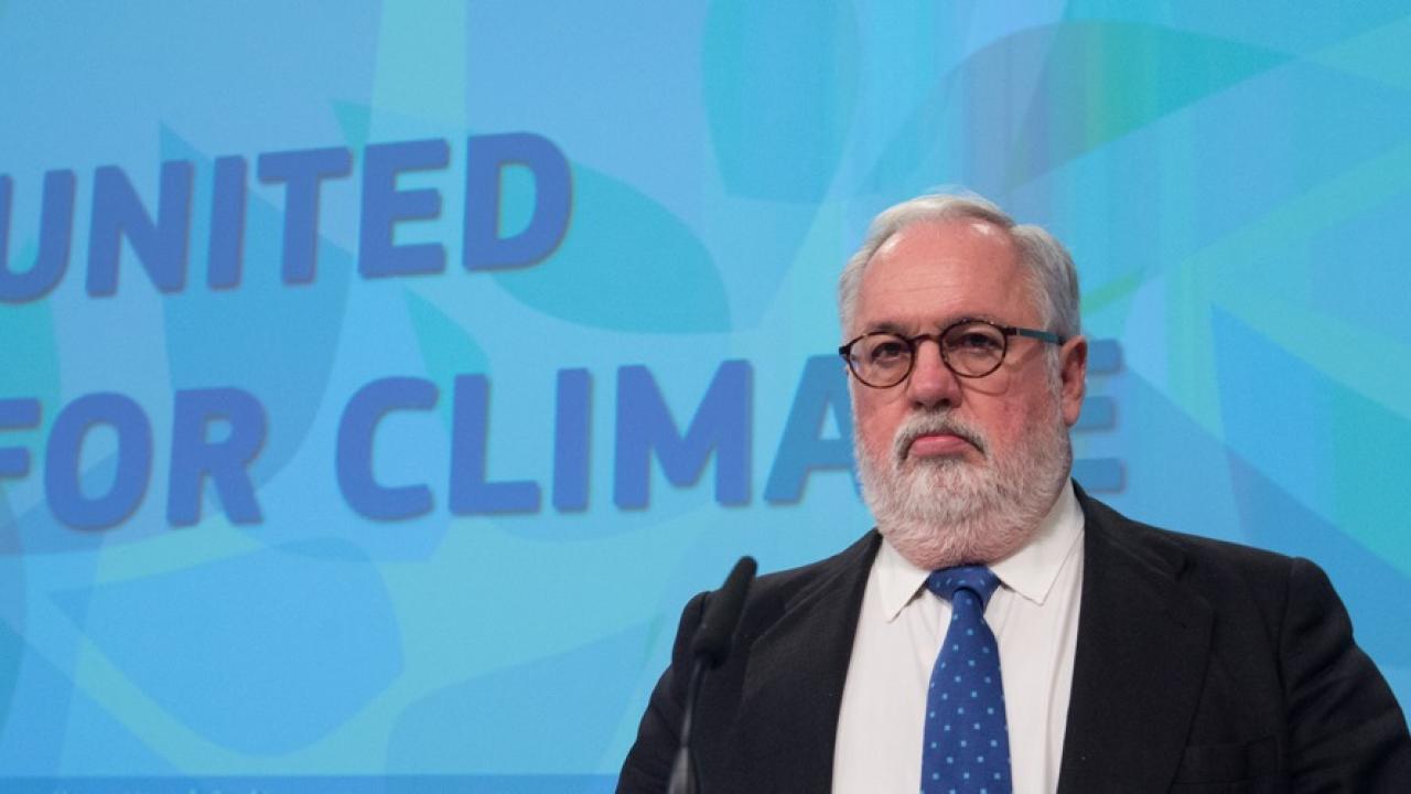EU:s klimatkommissionär Miguel Arias Cañete.