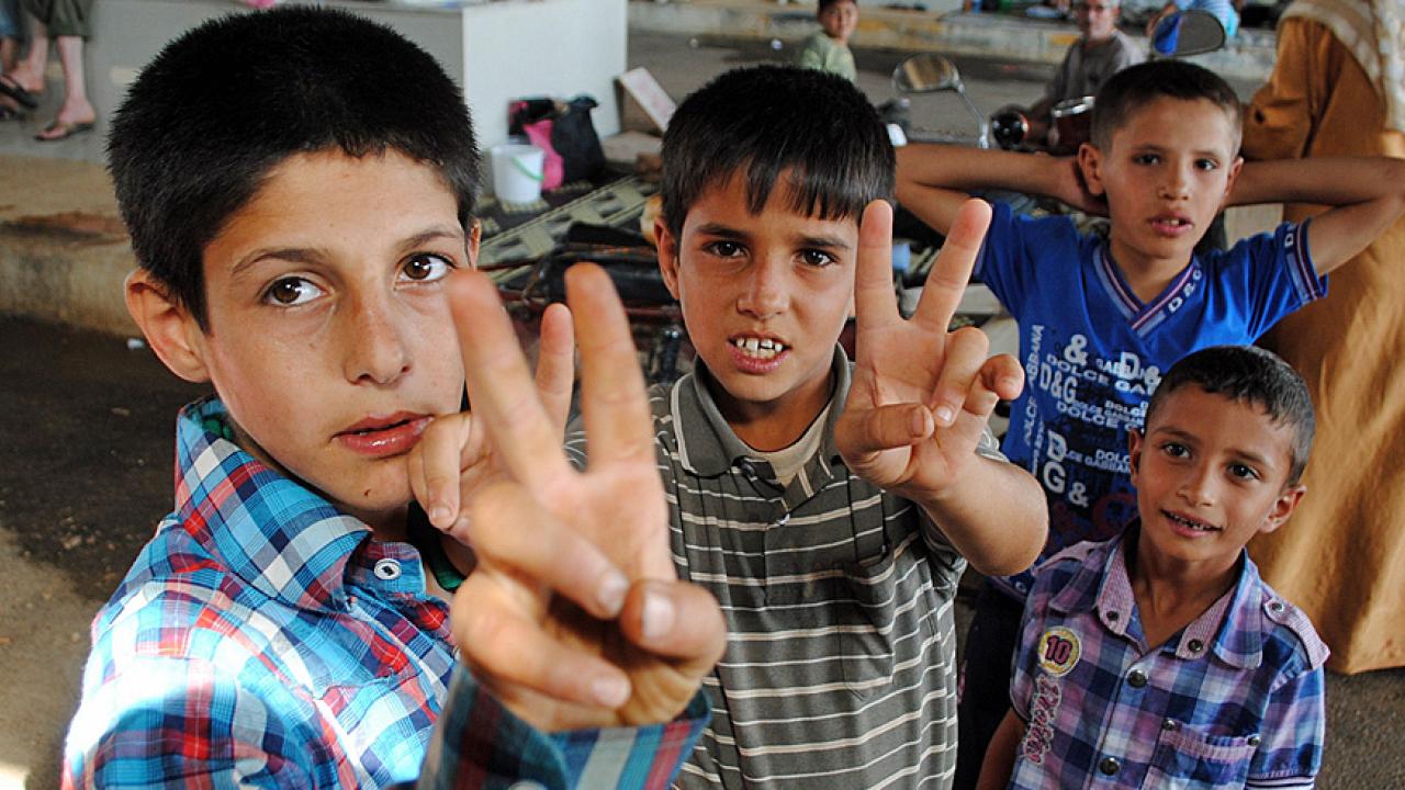 Som en del av en större uppgörelse kommer EU att bidra med ekonomisk stöd så att 400 000 flyktingbarn i Turkiet kan gå i skolan. Arkivbild.