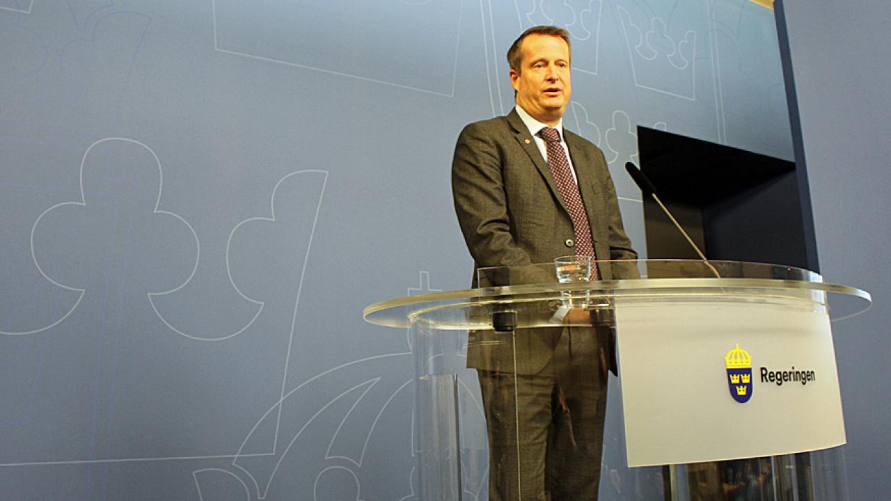 – EU-parlamentariker är ju valda på sina egna mandat. Det ska man vara tydlig med, säger inrikesminister Anders Ygeman (S). Arkivbild.