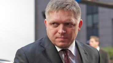 Slovakiens socialdemokratiske premiärminister Robert Fico. Arkivbild.