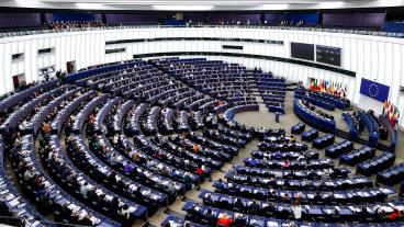 EU-parlamentet ur fågelperspektiv