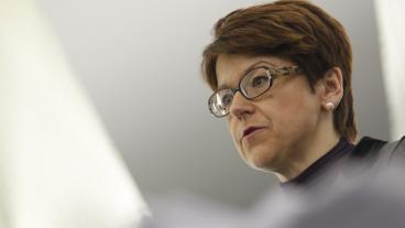 Den tyska EU-parlamentarikern Ingeborg Gräßle. Arkivbild.