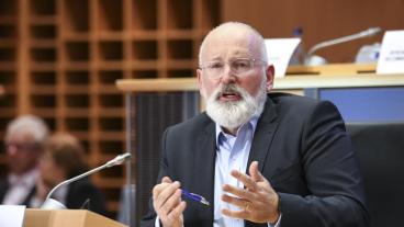 Frans Timmermans är EU:s nästa klimatkommissionär. 