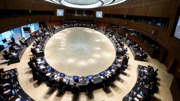 EU-ländernas klimatministrar träffas i Luxemburg.  EU-ländernas klimatministrar träffas i Luxemburg.