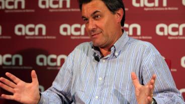 Kataloniens president Artur Mas. Arkivbild.