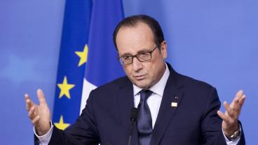 Den franske presidenten François Hollande. Arkivbild.