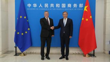 EU:s handelskommissionär Maroš Šefčovič och Kinas handelsminister Wang Wentao kom på fredagen överens om att Kina ska minska sin export av hybridbilar till EU.