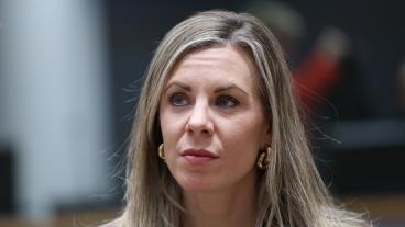 EU-minister Jessica Rosencrantz (M) avvisar det cypriotiska budgetförslaget inför nästa veckas EU-möten. Arkivbild.