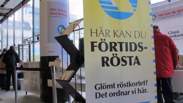 Den 9 juni äger valet till Europaparlamentet rum i Sverige. Förtidsröstningen inleds den 22 maj.