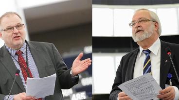 EU-parlamentarikerna Kent Johansson (C) och Göran Färm (S) hyser goda förhoppningar om att EU:s långtidsbudget snart får slutligt grönt ljus.