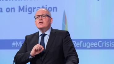 EU-kommissionens förste vice ordförande Frans Timmermans. 