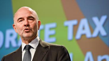 EU:s skattekommissionär, den franske socialdemokraten Pierre Moscovici.
