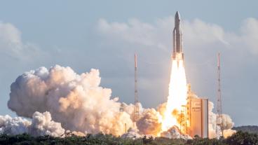 En satellit i det europeiska positioneringssystemet Galileo sköts i somras upp från franska Guyana.