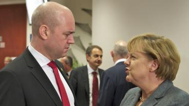 Fredrik Reinfeldt gillar inte Angela Merkels förslag på en konkurrenspakt. Arkivbild.