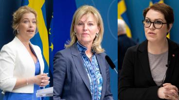Klimat- och miljö­minister Annika Strandhäll, utrikeshandels­minister Anna Hallberg och social­minister Lena Hallengren är de nuvarande svenska ministrar som haft högst frånvaro från EU-möten.