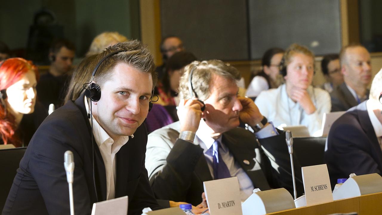 Den österrikiske juristen Max Schrems. Arkivbild.