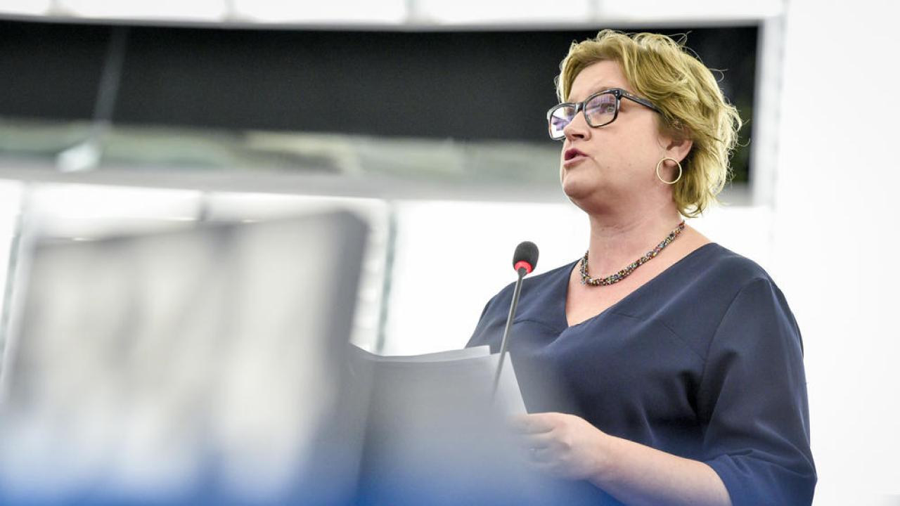 Europaparlamentariker Karin Karlsbro (L).