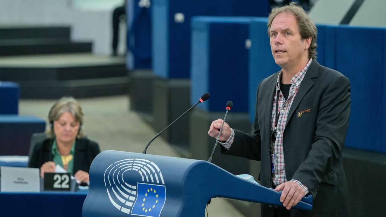 Europaparlamentariker Pär Holmgren (MP).