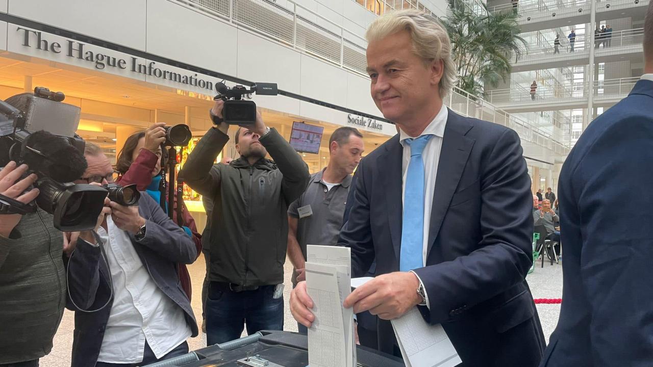 Geert Wilders Frihetsparti blev i det senaste nederländska parlamentsvalet största parti. Arkivbild. Geert Wilders Frihetsparti blev i det senaste nederländska parlamentsvalet största parti. Arkivbild.