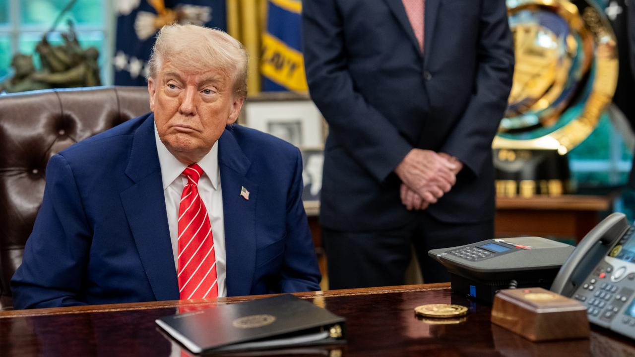 USA:s president Donald Trump hotar EU med 50-procentiga tullar om han inte får sin vilja igenom.
