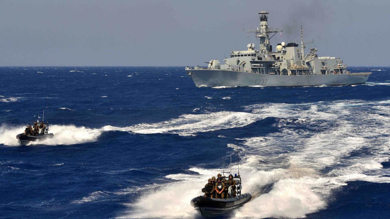 Storbritannien är ett av de drivande länderna i insatsen mot flyktingsmugglarna. Arkivbild.