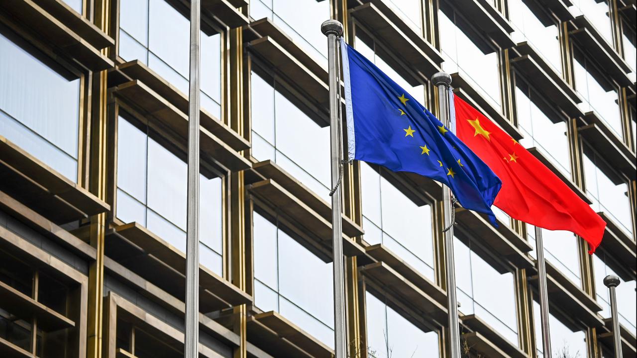 Handelsunderskottet i varor mellan EU och Kina uppgick till 359,9 miljarder euro 2025, upp från 312,2 miljarder euro 2024. Arkivbild.