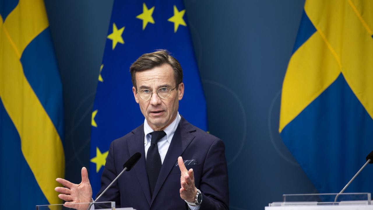 Statsminister Ulf Kristersson presenterade på onsdagen regeringens prioriteringar inför det svenska EU-ordförandeskapet.
