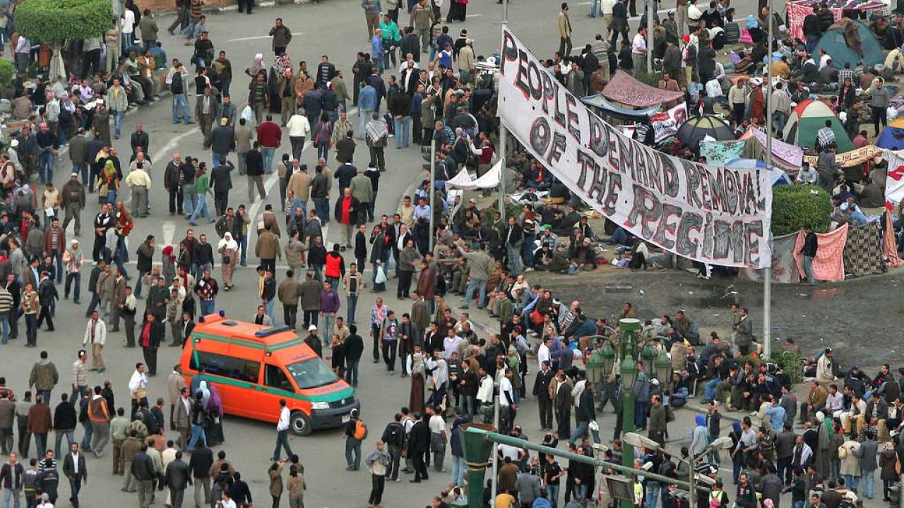 Den politiska händelsutvecklingen i Nordafrika ställer många frågor men svaret måste bli demokrati, menar skribenterna.