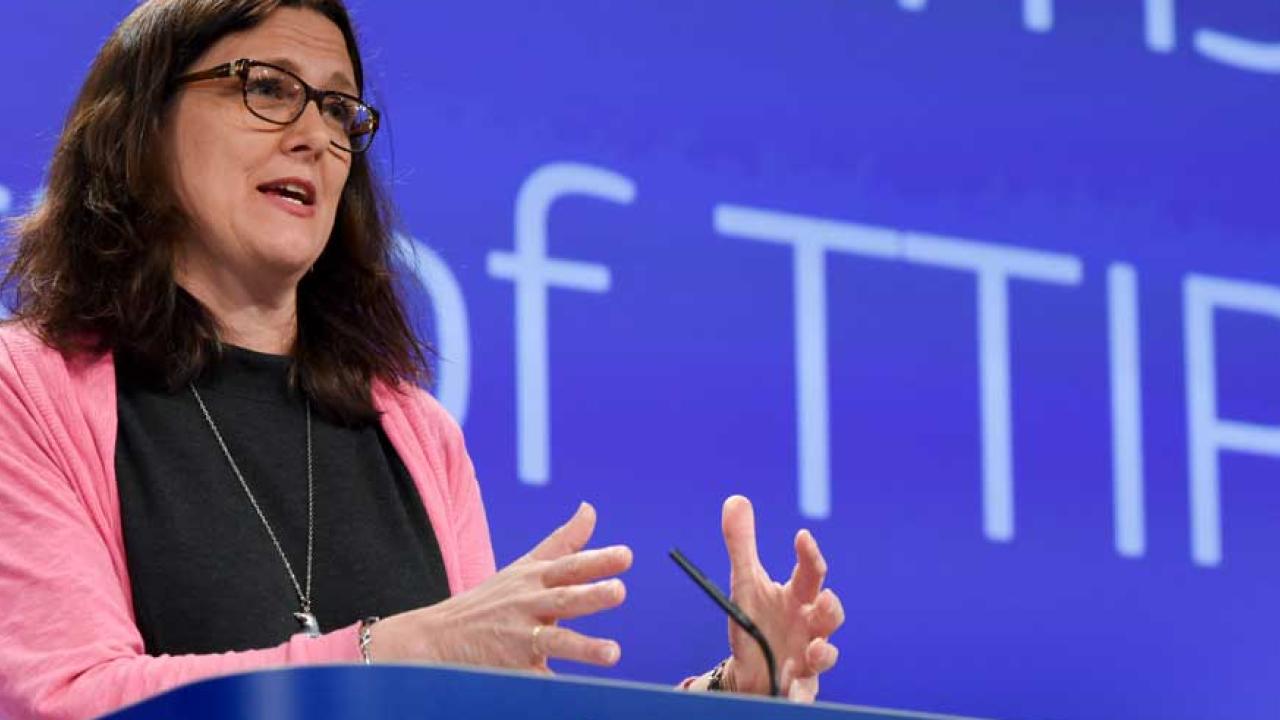 Handelskommissionär Cecilia Malmström.