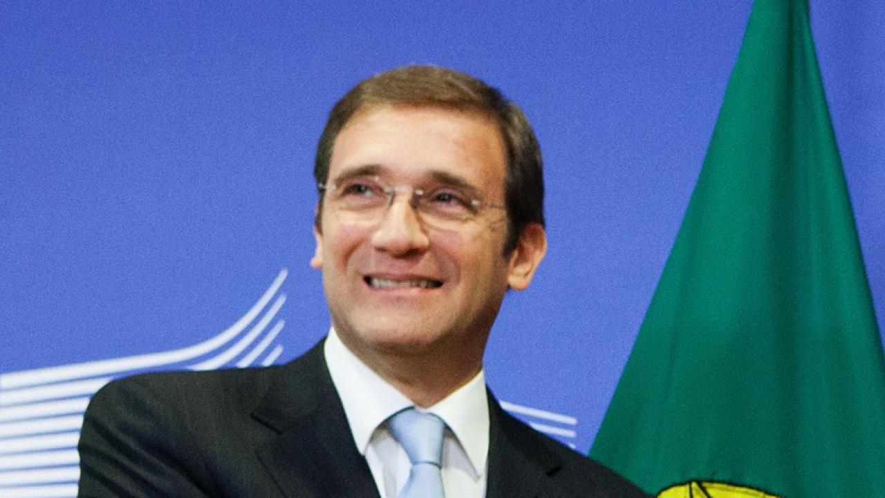 Nyutsedde premiärminister Pedro Passos Coelho får en svår uppgift att styra Portugal utan majoritet i parlamentet. Arkivbild.