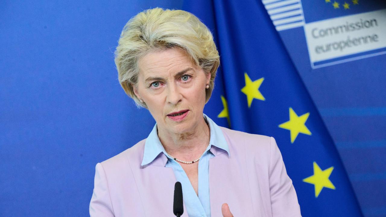 EU-kommissionens ordförande Ursula von der Leyen presenterade på onsdagen åtgärder för att få ner de rusande energipriserna. 