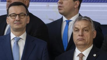 Mateusz Morawiecki och Viktor Orbán.