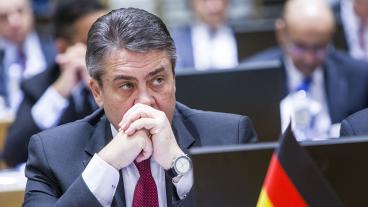 Tysklands socialdemokratiske utrikesminister Sigmar Gabriel. Arkivbild.