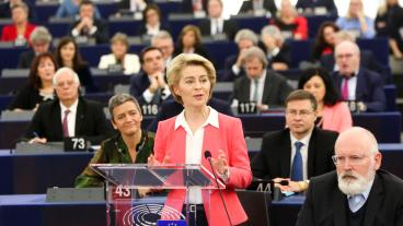 EU-kommissionen under ordförande Ursula von der Leyen är godkänd.