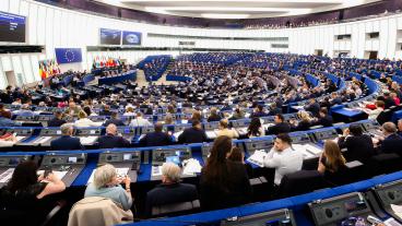 Europaportalen har gått igenom över 18 000 debattinlägg i EU-parlamentet. Arkivbild.