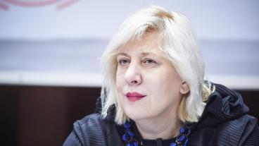 Europarådets kommissionär för mänskliga rättigheter Dunja Mijatović. Arkivbild.
