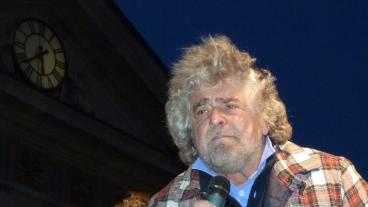 Femstjärnerörelsens ledare Beppe Grillo. Arkivbild.