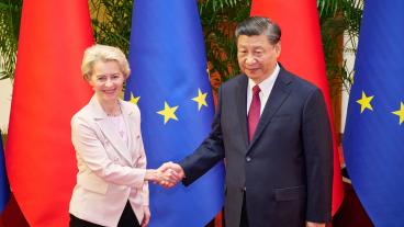 EU-kommissionens ordförande Ursula Von der Leyen och Kinas ledare Xi Jinping diskuterade handelsrelationer, mänskliga rättigheter och kriget i Ukraina på torsdagens toppmöte. 
