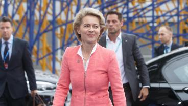 Tysklands försvarsminister Ursula von der Leyen nämns som möjlig ny kommissionsordförande men än är inget klart. Arkivbild.