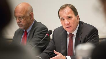 Inför varje EU-toppmöte söker statsminister Stefan Löfven stöd för regeringens politik i riksdagens EU-nämnden. Arkivbild.